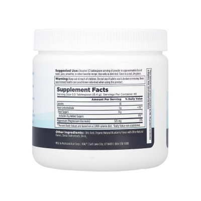 CALMING Magnesium Powder - 256g Blueberry