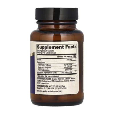 Ферменти жовчного міхура, Gallbladder Enzymes - 30 caps