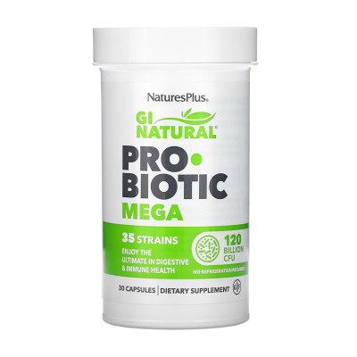 Пробіотики для травлення, Gi Natural Probiotic Mega - 30 caps Пробіотики для травлення, Gi Natural Probiotic Mega - 30 caps