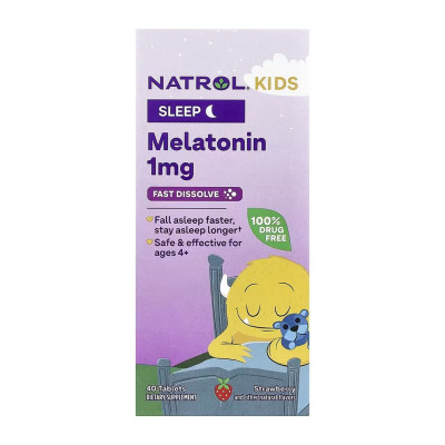 Kids Melatonin 1mg - 40 tabs Kids Melatonin 1mg - 40 tabs