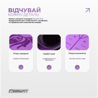 Килимок для йоги професійний EasyFit Pro каучук 5 мм Фіолетовий