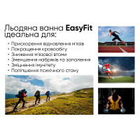 Каркасна крижана кріо ванна EasyFit круглий басейн для оздоровлення