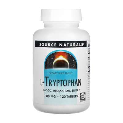 Л Триптофан, L-Tryptophan 500mg - 120 tabs Л Триптофан, L-Tryptophan 500mg - 120 tabs