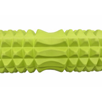 Масажний ролик EasyFit Grid Roller 33 см v.1.2 Салатовий