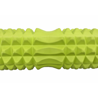 Масажний ролик EasyFit Grid Roller 33 см v.1.2 Салатовий