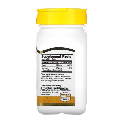 Niacin 100 mg - 110 tabs