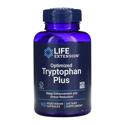 Триптофан, Optimized Tryptophan Plus - 90 vcaps Триптофан, Optimized Tryptophan Plus - 90 vcaps