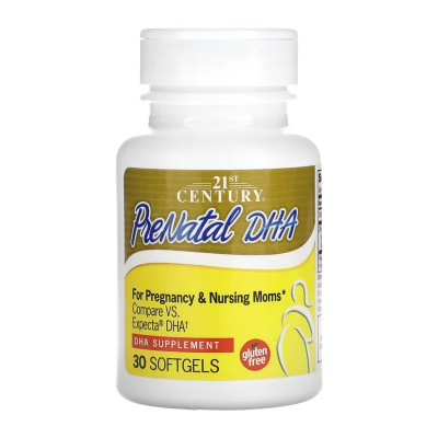 Мультивітаміни для вагітних, PreNatal DHA - 30 softgels