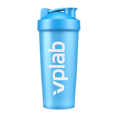 Shaker with blender ball - 700ml Cyan