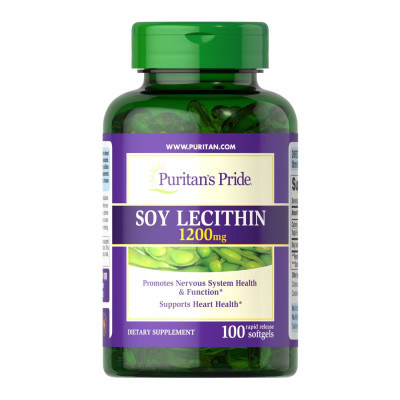 Соєвий лецитин, Soy Lecithin 1200 mg - 100 softgels Соєвий лецитин, Soy Lecithin 1200 mg - 100 softgels