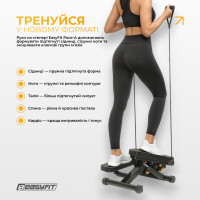 Степер з еспандерами EasyFit Pace-A з прямим ходом
