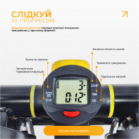 Степер з еспандерами EasyFit Pace-A з прямим ходом