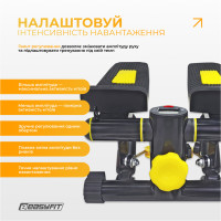 Степер з еспандерами EasyFit Pace-A з прямим ходом