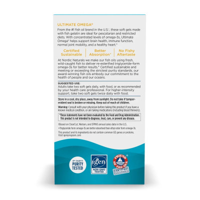 Ultimate Omega Fish Gels - 60 softgels
