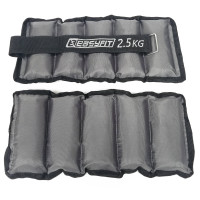 Обтяжувачі для ніг та рук з металом EasyFit Metal 2,5 кг (пара)