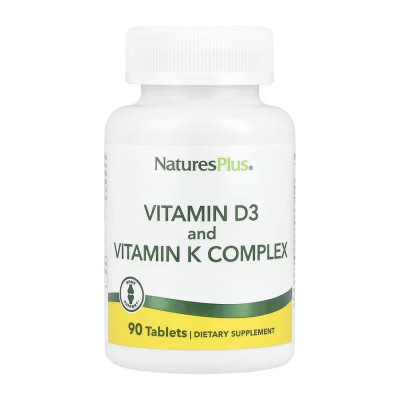 Вітамін Д3 і К2, Vit D3 K2 2500 IU/120 mcg - 90 tabs