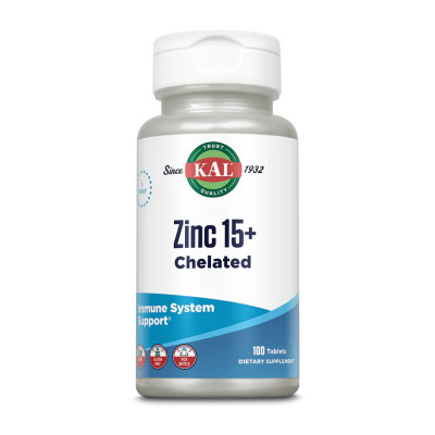 Zinc 15+ Chelated - 100 tabs Zinc 15+ Chelated - 100 tabs