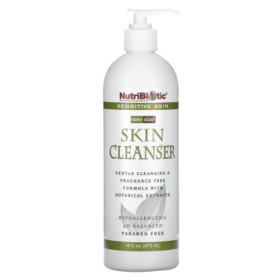 Гель для очищення чутливої шкіри без ароматизаторів, Nutribiotic Skin Cleanser Sensitive Skin - 473 ml