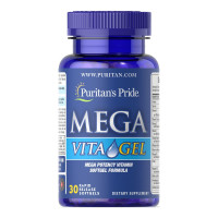 Вітамінно-мінеральна формула, Mega VitaGel - 30softgels