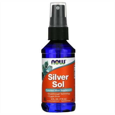 Колоїдне срібло, Silver Sol10 PPM Liquid - 4 fl.oz. Колоїдне срібло, Silver Sol10 PPM Liquid - 4 fl.oz.