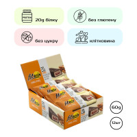 Протеїнові батончики, FitWin - 12х60g Caramel Peanuts