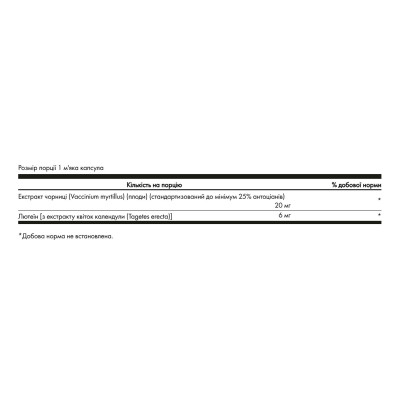 Lutein & Bilberry - 120 softgels