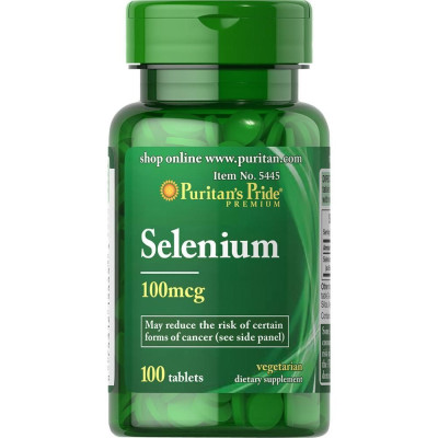 Селен, Selenium 100 mcg - 100 Tablets Селен, Selenium 100 mcg - 100 Tablets