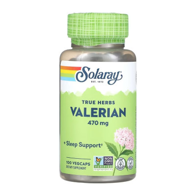 Корінь Валеріани, Valerian Root 470mg - 100 vcaps