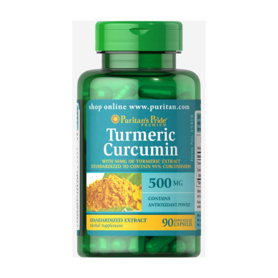 Куркумін, Turmeric Curcumin 500 mg - 90 caps