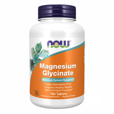 Магній Гліцинат, Magnesium Glycinate - 180 tabs Магній Гліцинат, Magnesium Glycinate - 180 tabs