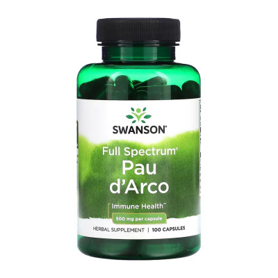 По Д'арко, Pau d'Arco 500 mg - 100caps