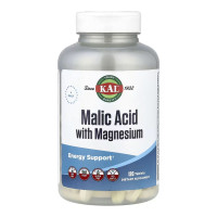 Яблучна кислота з магнієм, Malic Acid with Magnesium - 120 tabs