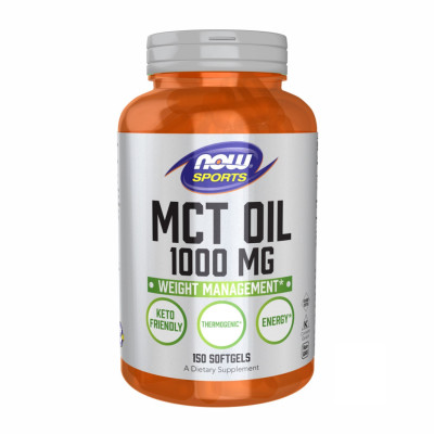 NOW Foods, Sports, олія MCT, 1000 мг, 150 м’яких капсул