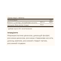 Вітамін С, Vitamin C 500mg with Rose Hips - 100 tabs