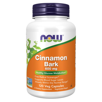 Кора кориці, Cinnamon Bark 600mg - 120 vcaps Кора кориці, Cinnamon Bark 600mg - 120 vcaps