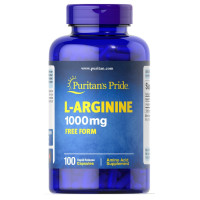 L-Аргінін, L-Arginine 1000 mg - 100 Capsules