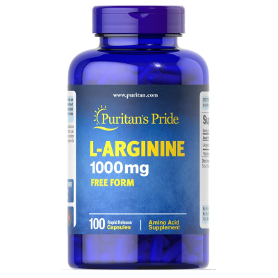 L-Аргінін, L-Arginine 1000 mg - 100 Capsules L-Аргінін, L-Arginine 1000 mg - 100 Capsules