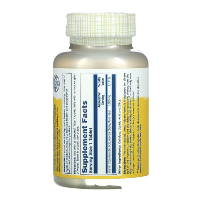 Вітамін С з шипшиною та ацеролою, Vitamin C with Rose Hips & Ace 1000mg - 100 tabs