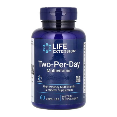 Мультивітаміни, Two-Per-Day Multivitamin - 60 caps