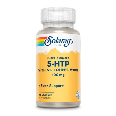 5-гідрокситриптофан, 5-HTP + St. John's 100mg - 30 vcaps