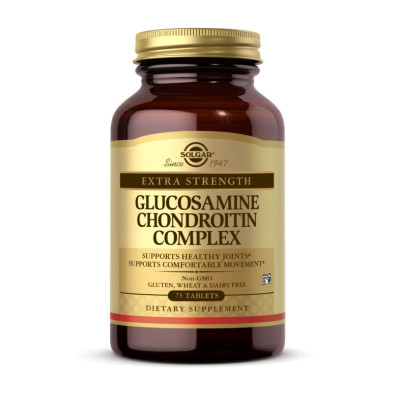 Глюкозамін, хондроїтин та МСМ, Extra Strength Glucosamine Chondroitin Complex - 75 tabs Глюкозамін, хондроїтин та МСМ, Extra Strength Glucosamine Chondroitin Complex - 75 tabs