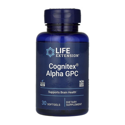 Підтримка пам'яті та когнітивної функції, Cognitex® Alpha GPC - 30 softgels
