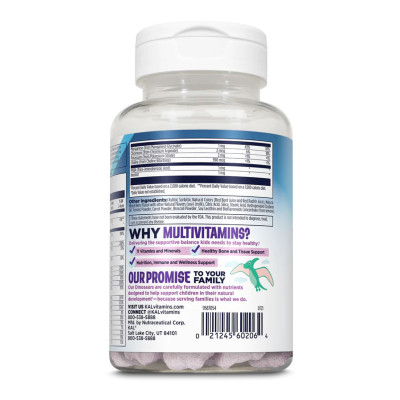 Дитячі вітаміни та мінерали, MultiSaurus - 90 сhewable Berry Grape Orange