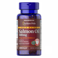Олія лосося, Salmon Oil 500mg - 100caps