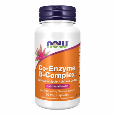 Коензим B - комплекс, Co-Enzyme B-Complex - 60 vcaps Коензим B - комплекс, Co-Enzyme B-Complex - 60 vcaps