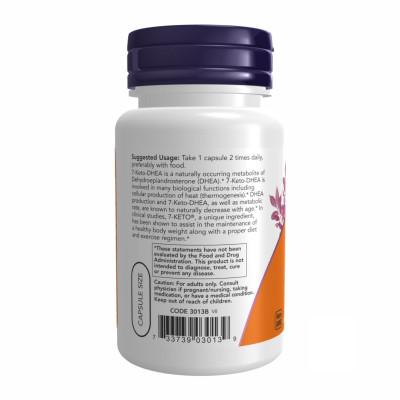 Дегідроепіандростерон, 7-Кето, 7-KETO 100 mg - 60 vcaps