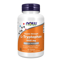 L-триптофан, L-Tryptophan Double Strength 1000mg - 60 tabs
