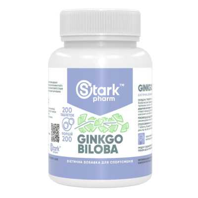 Гінкго Білоба, Stark Ginkgo Biloba Extract 40mg - 200 tabs Гінкго Білоба, Stark Ginkgo Biloba Extract 40mg - 200 tabs