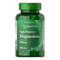 Магній, Magnesium 500 mg - 100 tablets