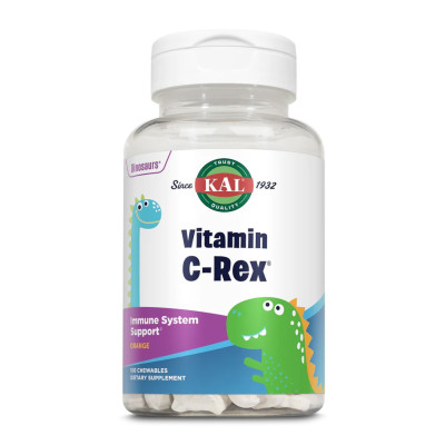 Вітамін С для дітей, C-Rex 100mg - 100 chewable Orange